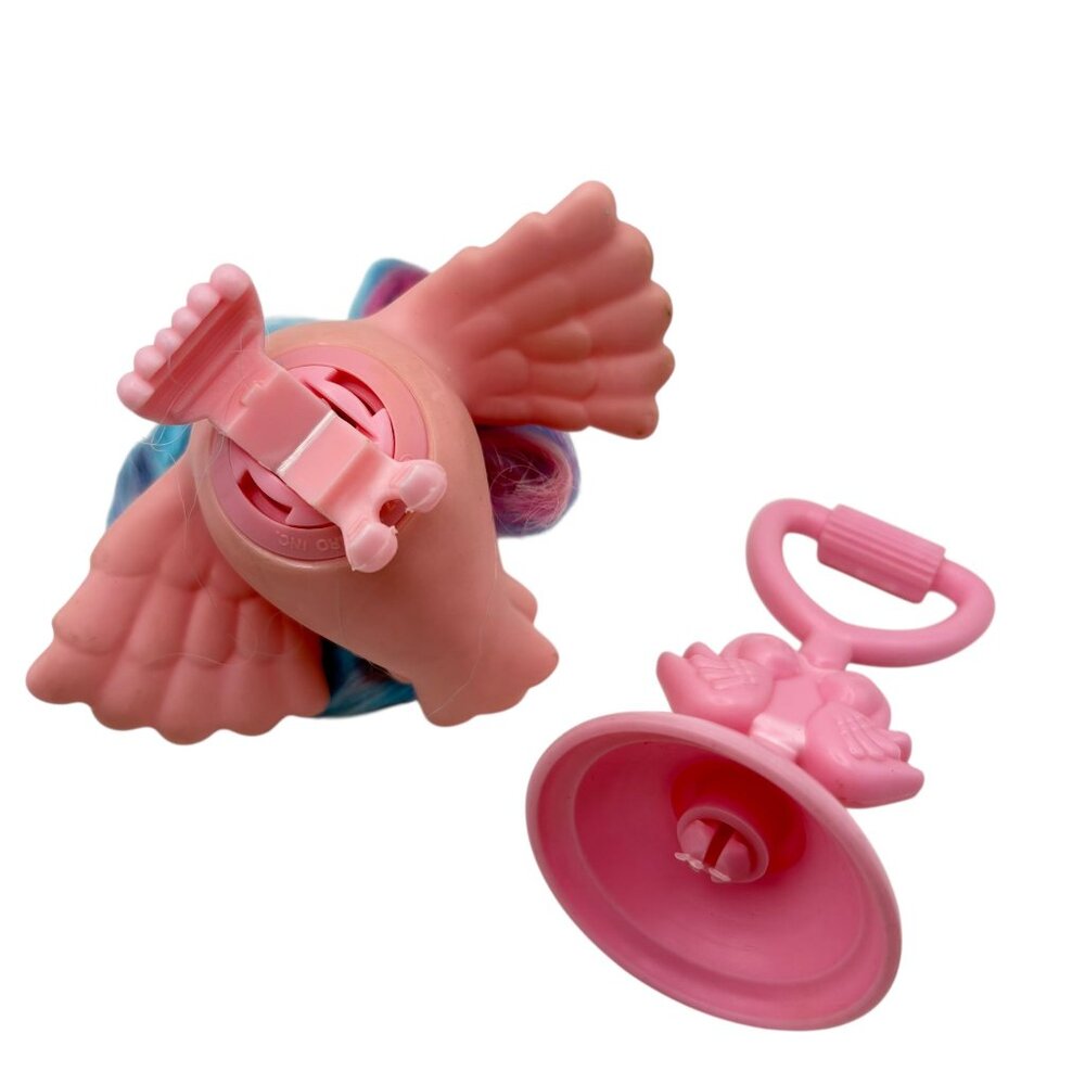 Vintage Fairy Tails True Love Tails Hasbro MLP 1990s Pink Bird & Perch - Picture 3 of 7